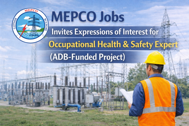 MEPCO Jobs Invites Expressions of Interest for Occupation