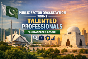 Public Sector Organization Seeks Talented Professionals for Islamabad & Karachi