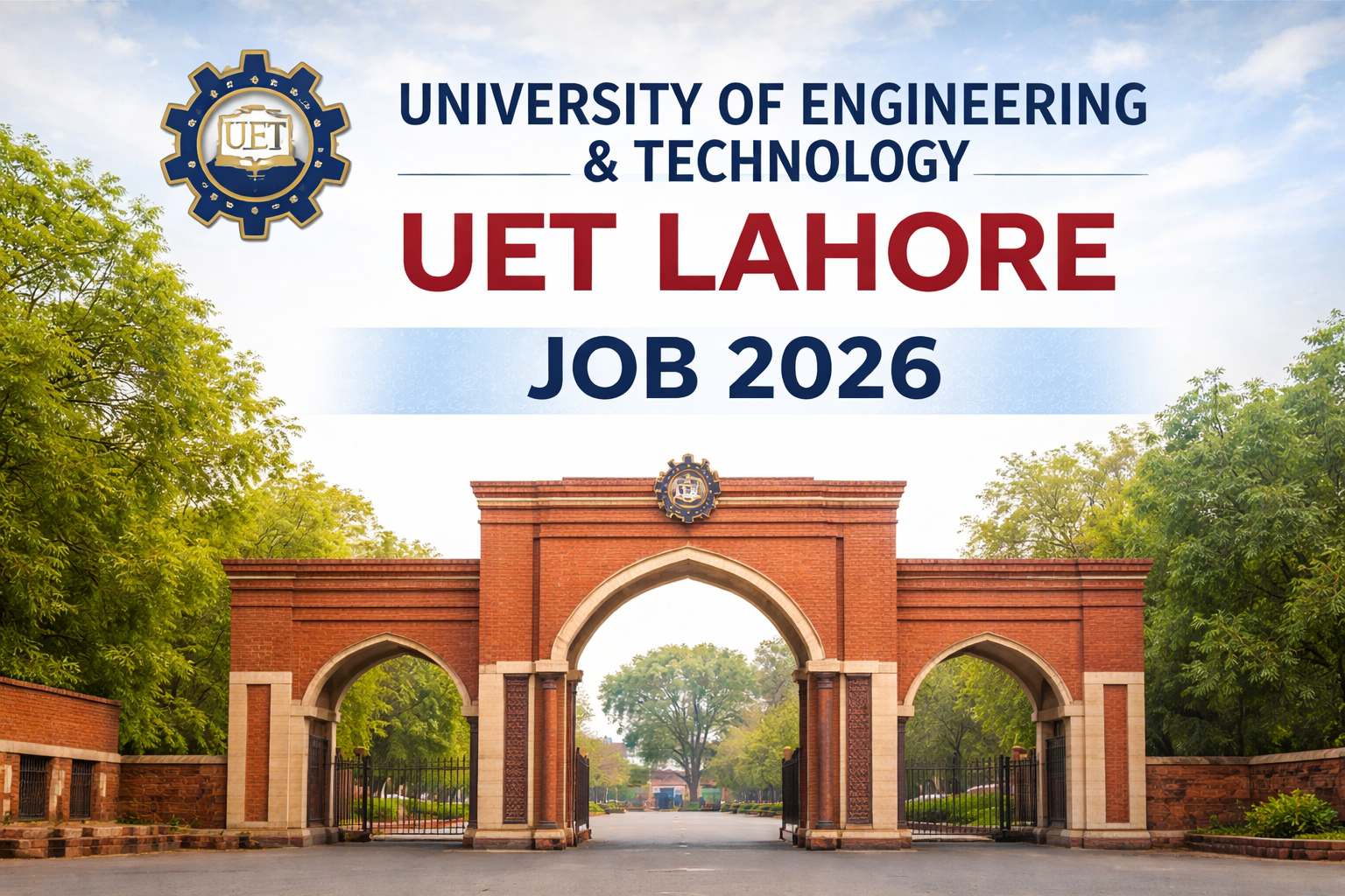 UET Lahore Job 2026