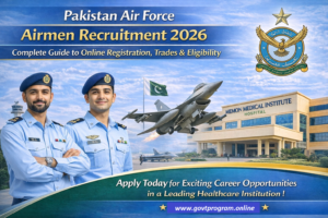 Pakistan Air Force Airmen Recruitment 2026 – govtprogram