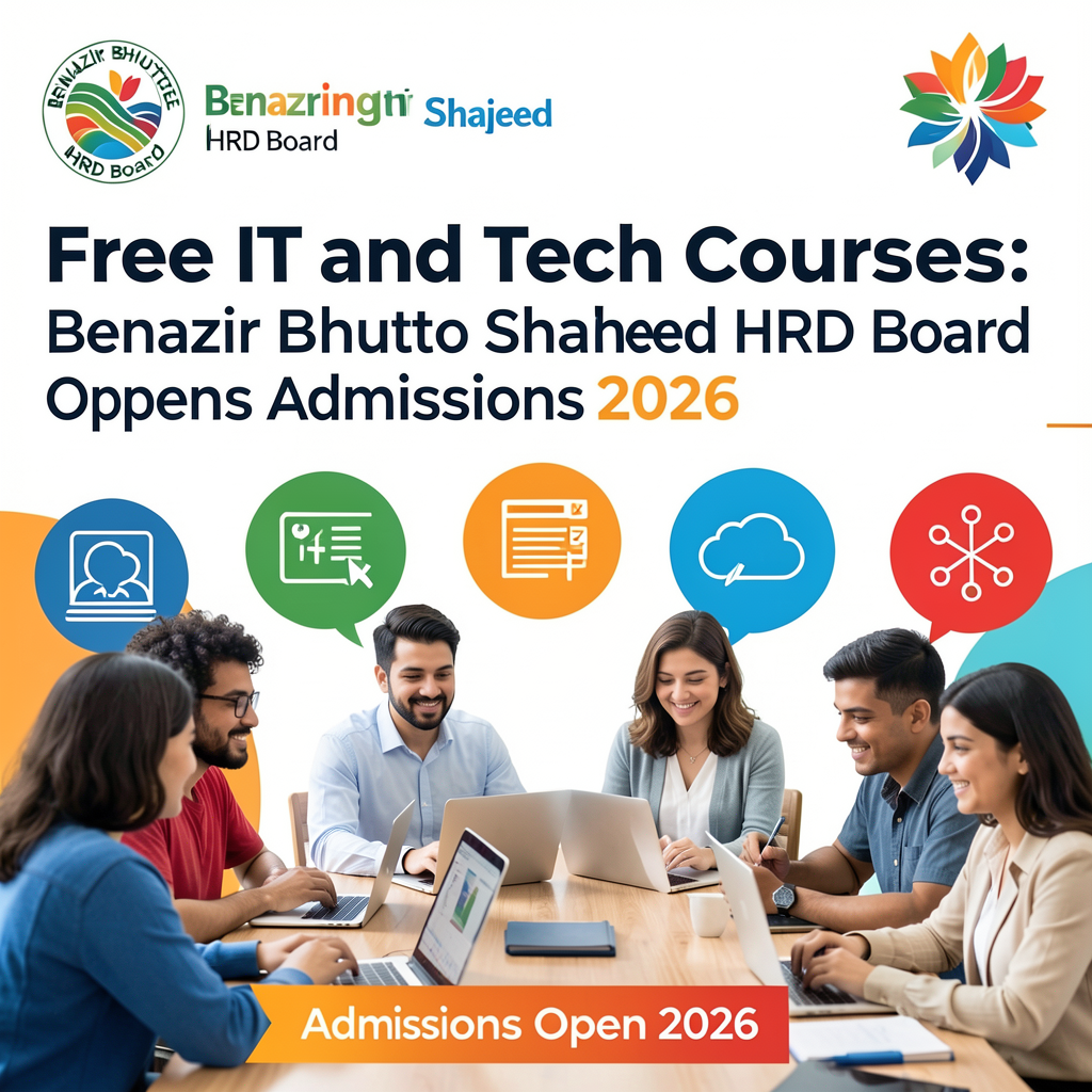 Benazir Bhutto Shaheed HRD Board Opens Admissions 2026