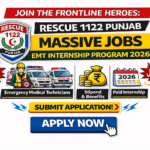 Rescue 1122 Punjab Announces Massive Jobs EMT Internship Program 2026